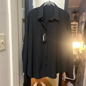 Elegant Black Button Down Shirt